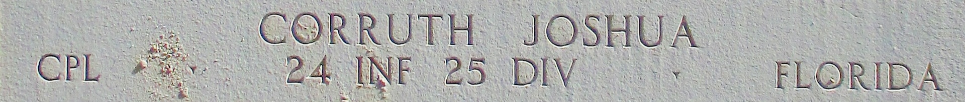 U.S. Army Cpl. Joshua Corruth