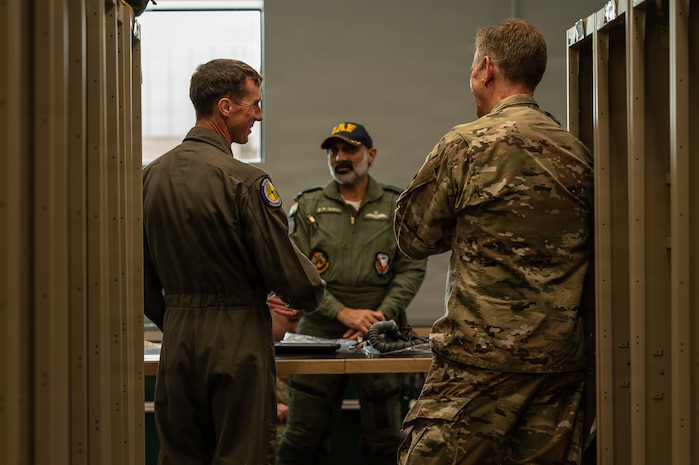 USAF leaders and IAF Air Chief Marshal Amar Preet Singh