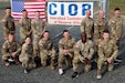 U.S. Army Reserve Soldiers competing in the U.S. Army Reserve Command’s Interallied Confederation of Reserve Officers (CIOR) selection competition, pose for a group photo at the NATO obstacle course at Joint Base McGuire-Dix-Lakehurst, N.J., April 1, 2026. Seven officers and five noncommissioned officers were selected from the competition, held March 30 - April 3, to represent the United States this summer in Europe at the 2026 CIOR Military Competition, where reserve forces from NATO nations will compete in challenges that test teamwork, endurance and combat skills. (U.S. Army photo by Steven Roussel)
