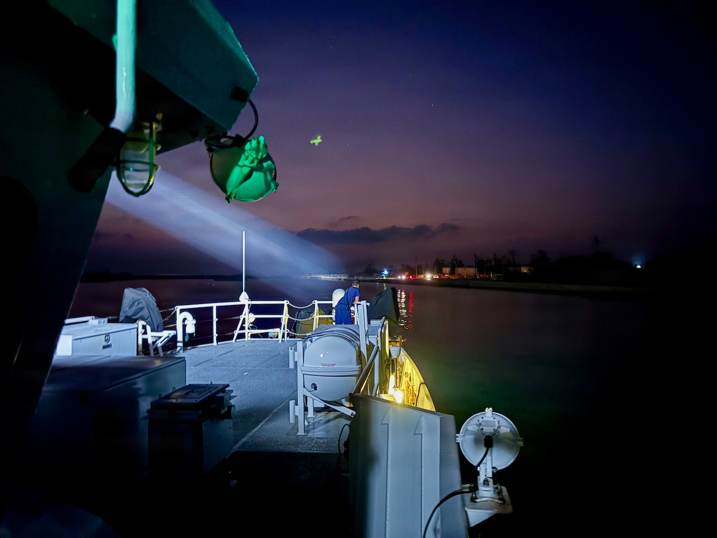 U.S. Coast Guard crews pressed north on April 19, 2026, ensuring the safety of Apra Harbor before moving toward communities still isolated by the effects of Super Typhoon Sinlaku, launching a coordinated surge to fully reopen ports across Guam and the Commonwealth of the Northern Mariana Islands and deliver resources. (