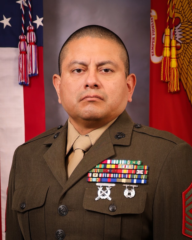 Sergeant Major Juan Gavilanes, Inspector-Instructor Command Senior Enlisted Leader, 25th Marine Regiment