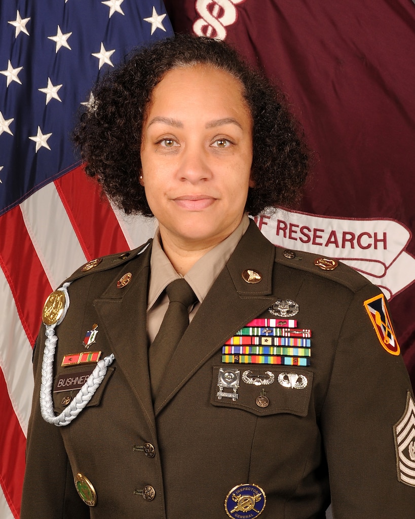 WRAIR's Command Sergeant Major Monnet Bushner