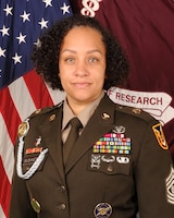 WRAIR's Command Sergeant Major Monnet Bushner
