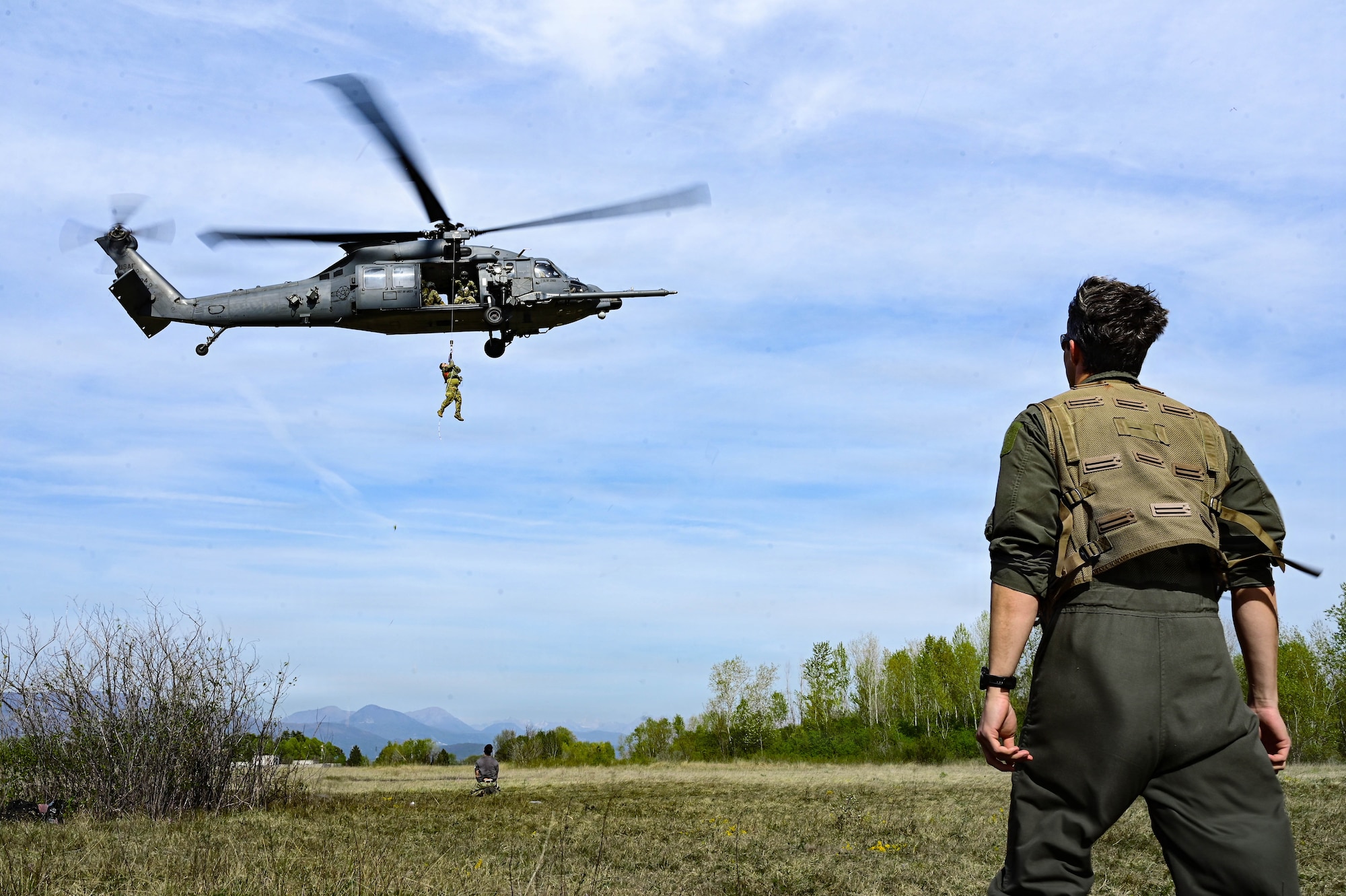 The 56th RQS enhances skills during SERE training.