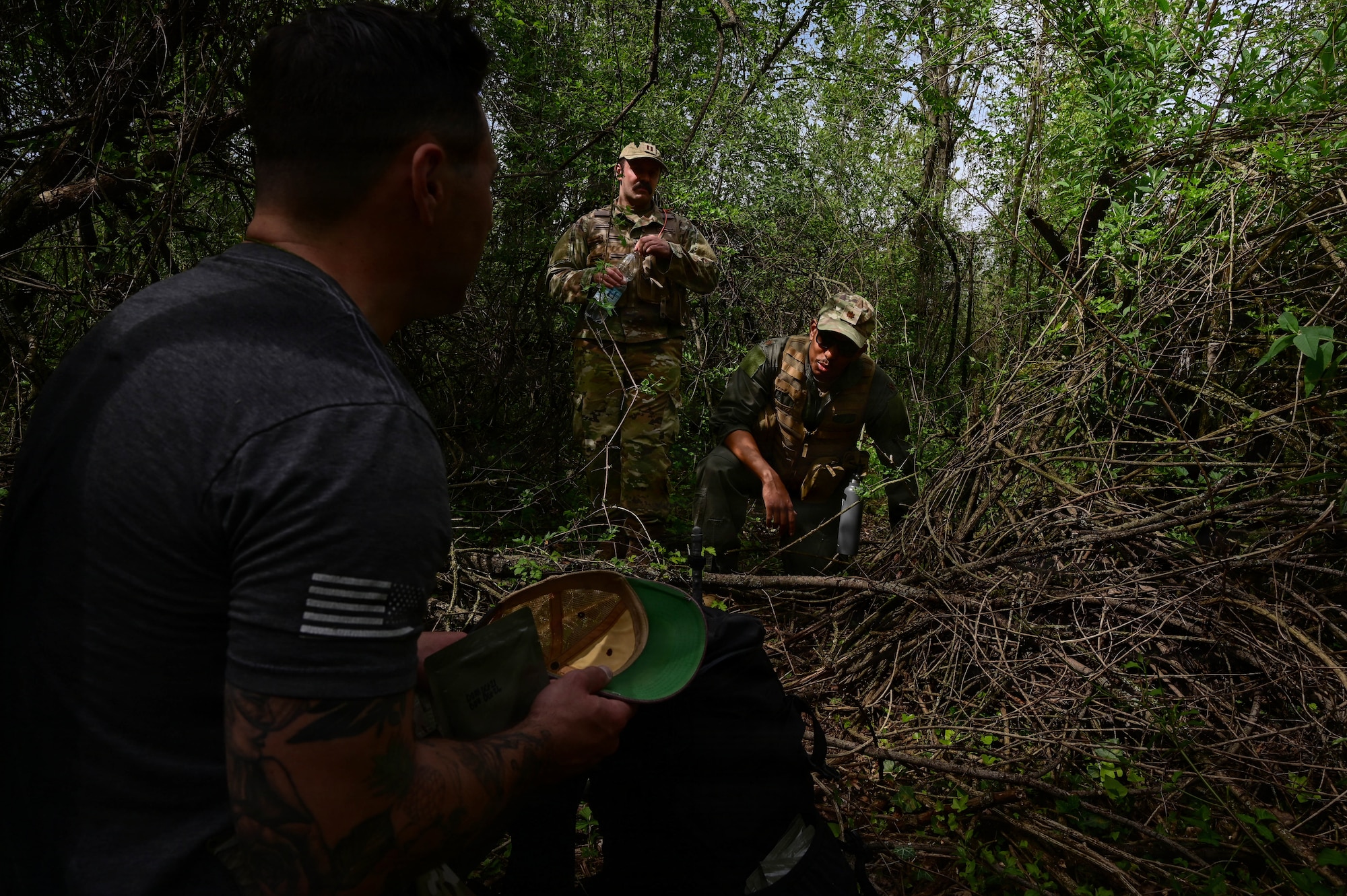 The 56th RQS enhances skills during SERE training.