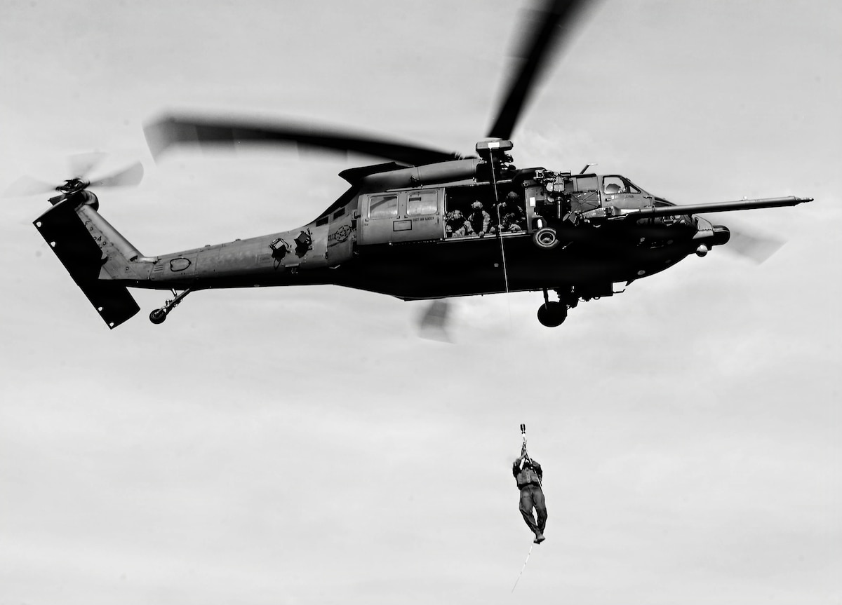 The 56th RQS enhances skills during SERE training.