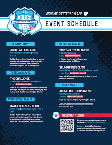 2026 Police Week Calendar of Events