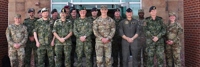 1st Space Brigade hosts Dutch military delegation to talk Army space