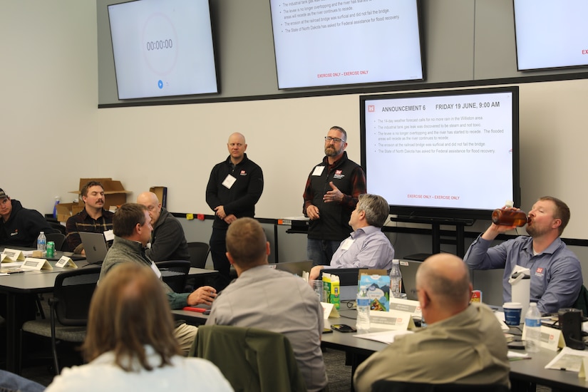 A photo of the exercise