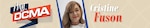 Smiling woman wears a white shirt