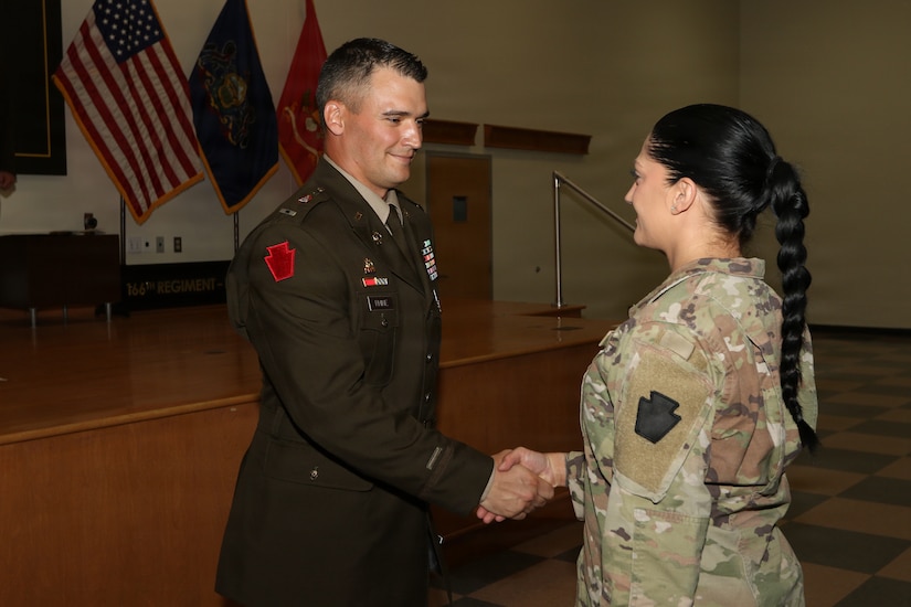 U.S. Army Warrant Officer Candidate School Class 26-001, conducted by the 166th Regiment – Regional Training Institute, graduated 15 Pennsylvania Army National Guard Soldiers at Fort Indiantown Gap, Pennsylvania April 17, 2026, at the conclusion of the training course. Of the 15 graduates, nine were appointed to the rank of Warrant Officer 1, while six received certificates of eligibility pending assignment to warrant officer positions in the future. The graduation marks a continuation of the Pennsylvania Army National Guard’s warrant officer development pipeline. (U.S. Army National Guard photo by Sgt. 1st Class Shane Smith)