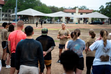 Physical Training with the troops