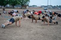 Physical Training with the troops