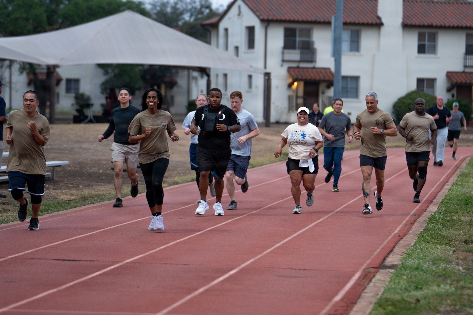 Physical Training with the troops