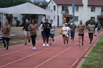 Physical Training with the troops