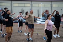 Physical Training with the troops