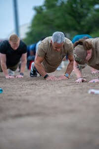 Physical Training with the troops