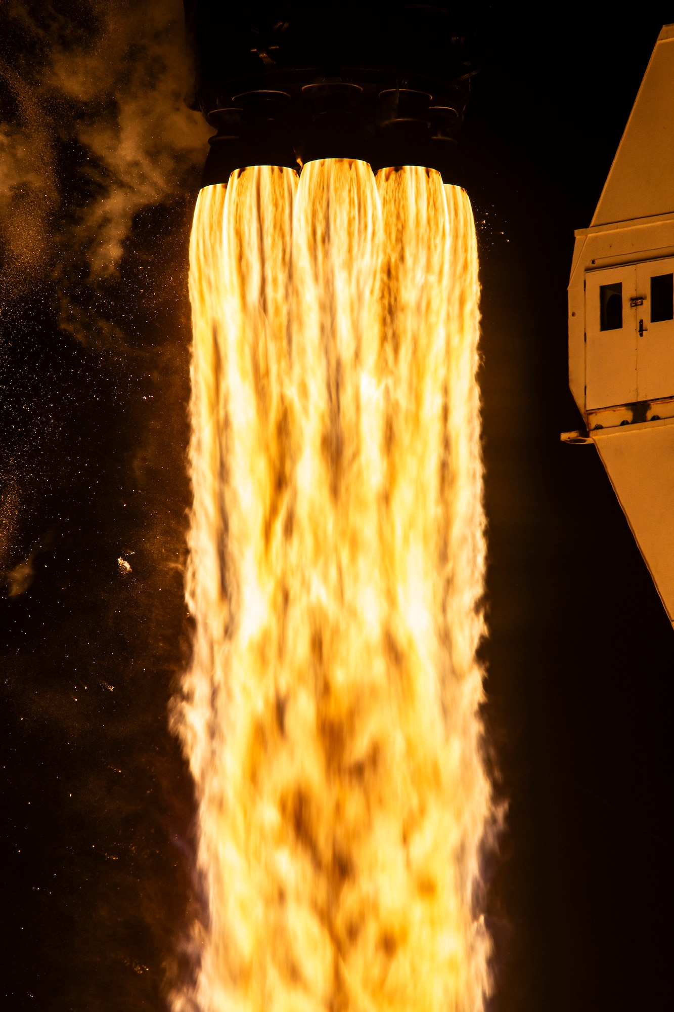 The U.S. Space Force’s (USSF) Space Systems Command (SSC) and Combat Forces Command (CFC) successfully delivered the Global Positioning System (GPS) III-8 (Space Vehicle-10, SV-10) mission into orbit as part of the National Security Space Launch (NSSL) program. SpaceX’s Falcon 9 rocket launched the mission Apr. 21 at 2:53 a.m. EDT (11:53 p.m. PDT Apr. 20) from Space Launch Complex (SLC)-40 at Cape Canaveral Space Force Station, Fla.