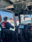 A Coast Guard Station Miami Beach law enforcement crew terminated an illegal charter voyage of an illegal passenger-for-hire operation near Rickenbacker Causeway, Florida, April 19, 2026. The owner of the 48-foot cabin cruiser, Seaduction, was determined to be in violation of an active federal Captain of the Port Order issued April 10, 2025. (U.S. Coast Guard photo)