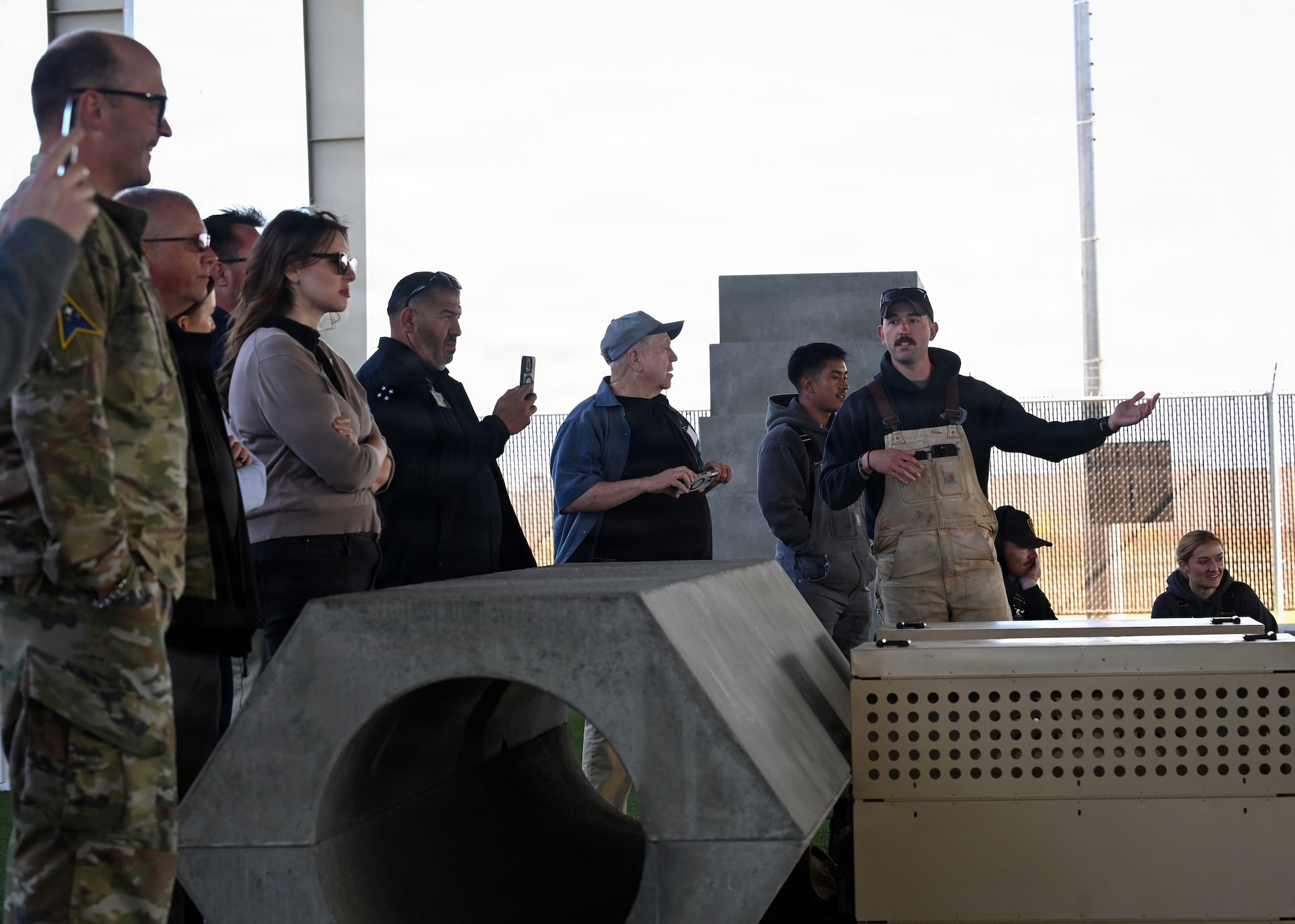 Honorary commander tour.