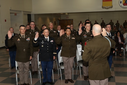 U.S. Army Warrant Officer Candidate School Class 26-001, conducted by the 166th Regiment – Regional Training Institute, graduated 15 Pennsylvania Army National Guard Soldiers at Fort Indiantown Gap, Pennsylvania April 17, 2026, at the conclusion of the training course. Of the 15 graduates, nine were appointed to the rank of Warrant Officer 1, while six received certificates of eligibility pending assignment to warrant officer positions in the future. The graduation marks a continuation of the Pennsylvania Army National Guard’s warrant officer development pipeline. (U.S. Army National Guard photo by Sgt. 1st Class Shane Smith)