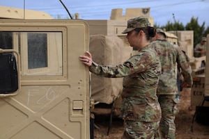 US Soldiers establish a theater operations center during African Lion 26