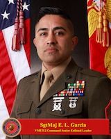 SgtMaj Garcia command photo
