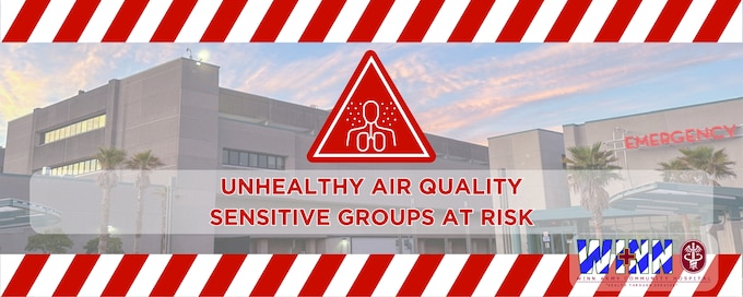 AIR QUALITY ALERT: FORT STEWART-HUNTER ARMY AIRFIELD

The Fort Stewart-Hunter Army Airfield community and surrounding areas are currently experiencing degraded air quality due to wildfires. Everyone is advised to reduce time spent outdoors as much as possible.

High-Risk Groups
Sensitive groups are at the greatest risk of health complications and should take extra precautions:
• Individuals with asthma or lung conditions
• Individuals with diabetes
• People who are pregnant
• Outdoor workers
• Adults aged 65 and older

Hospital Operations Update
Winn Army Community Hospital maintenance crews are actively inspecting and adjusting indoor air handling systems to reduce smoke from entering the facility. Patient care areas remain our priority to ensure the safety and health of our beneficiaries.
Please continue to follow official channels for further updates.
