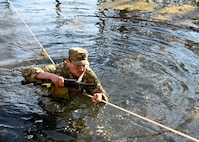 Minnesota Army National Guard Spc. Bronson Stachowiak, from Cottage Grove, Minnesota, who serves as a unit supply specialist with Headquarters and Headquarters Company, 682nd Engineer Battalion is one of 27 service members from the Minnesota National Guard and NATO allied nations Canada and Croatia who participated in the 2026 Minnesota Best Warrior Competition April 15-18, 2026, at Camp Ripley, near Little Falls, Minnesota.