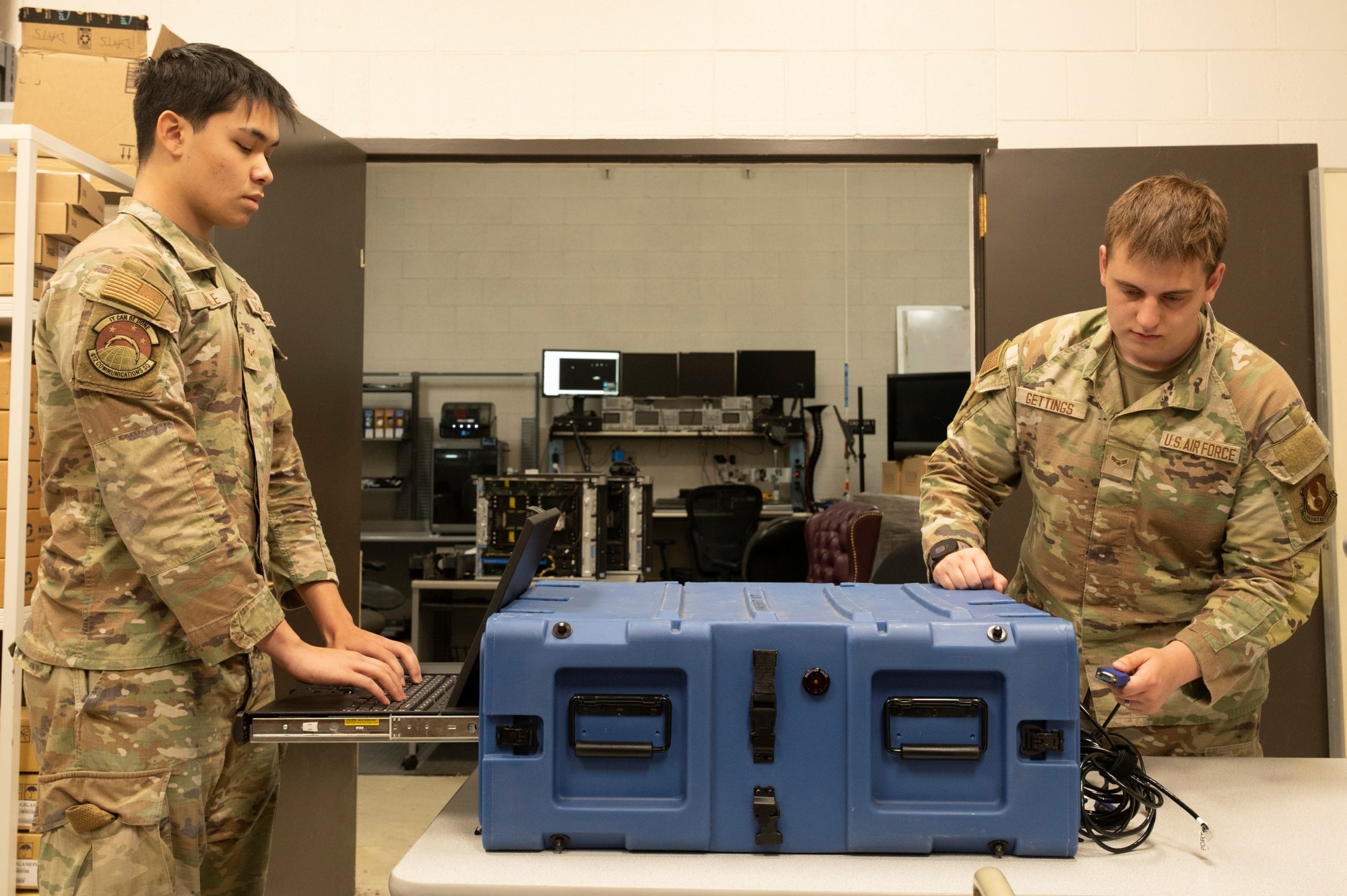 A sophisticated readiness exercise tested Edwards Air Force Base ability to counter complex and coordinated attacks, involving both digital and physical threats, March 30 to April 3.