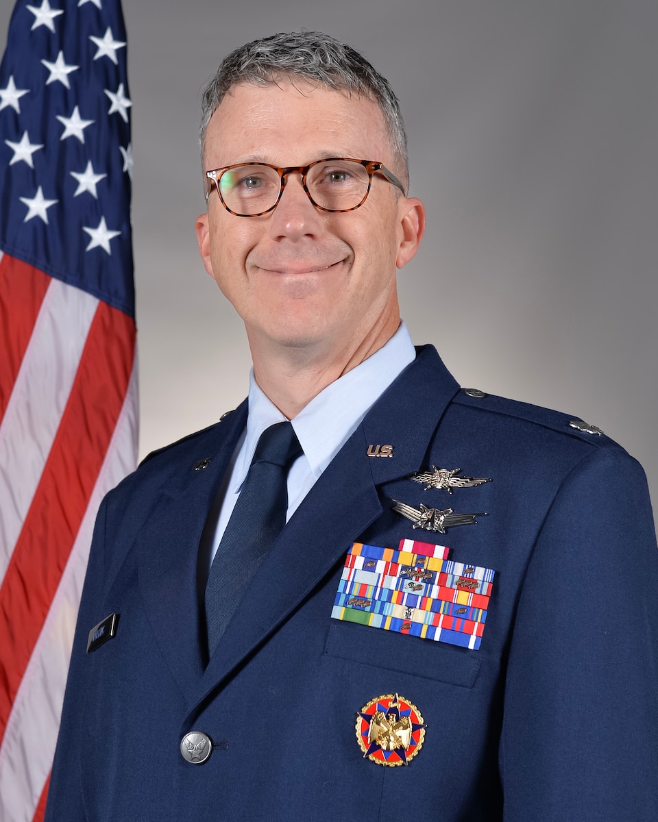 Official photo of Lt. Col. Bryan Rollins