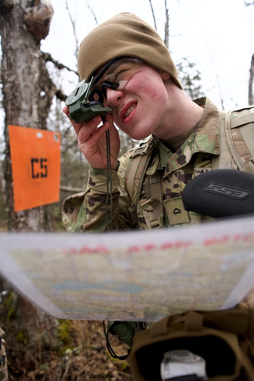 University of Alaska Army ROTC cadets train at Alcantra Armory