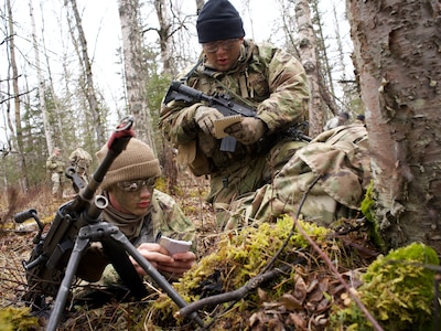 University of Alaska Army ROTC cadets train at Alcantra Armory