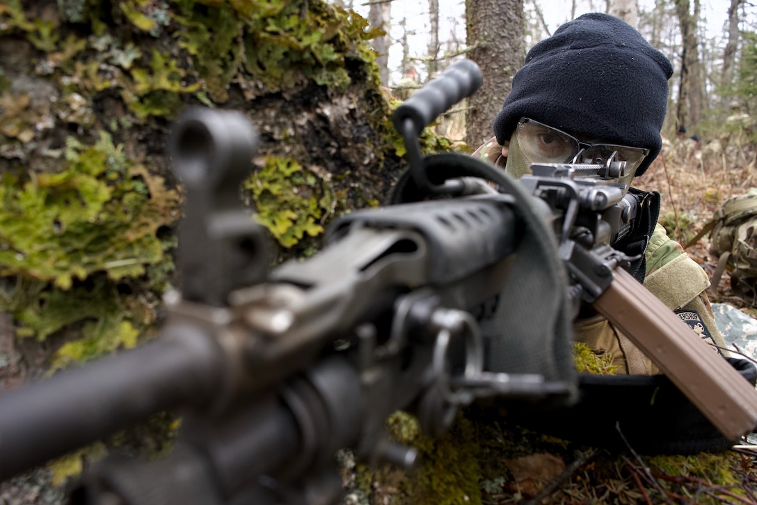 University of Alaska Army ROTC cadets train at Alcantra Armory
