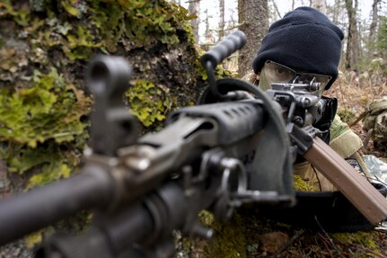 University of Alaska Army ROTC cadets train at Alcantra Armory