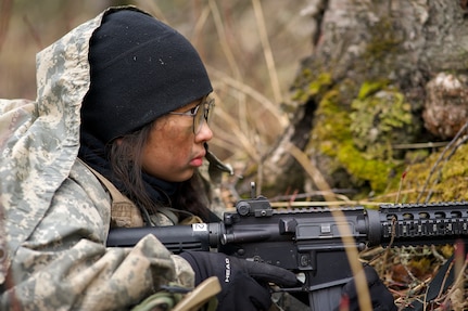 University of Alaska Army ROTC cadets train at Alcantra Armory