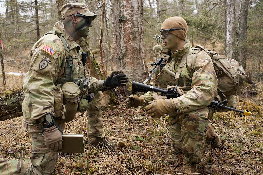 University of Alaska Army ROTC cadets train at Alcantra Armory