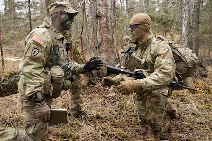 University of Alaska Army ROTC cadets train at Alcantra Armory