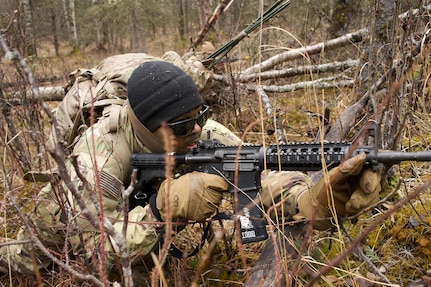 University of Alaska Army ROTC cadets train at Alcantra Armory