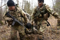 University of Alaska Army ROTC cadets train at Alcantra Armory
