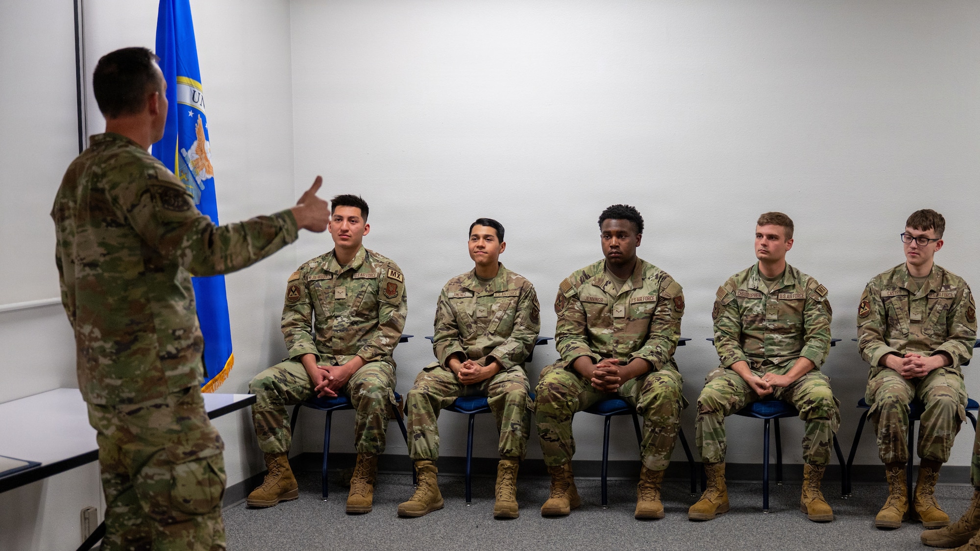 Through constant inspections, repairs, and dedicated hours, these new EMTs will work to sustain intercontinental ballistic missile electrical systems operations. (U.S. Air Force photo by Airman Trevor Temple)