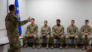 Through constant inspections, repairs, and dedicated hours, these new EMTs will work to sustain intercontinental ballistic missile electrical systems operations. (U.S. Air Force photo by Airman Trevor Temple)