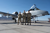 group photo in front of A-10