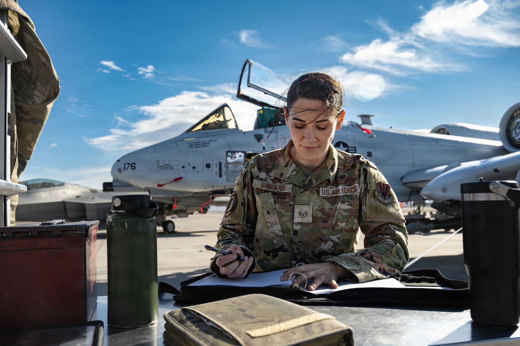 maintainer writing notes