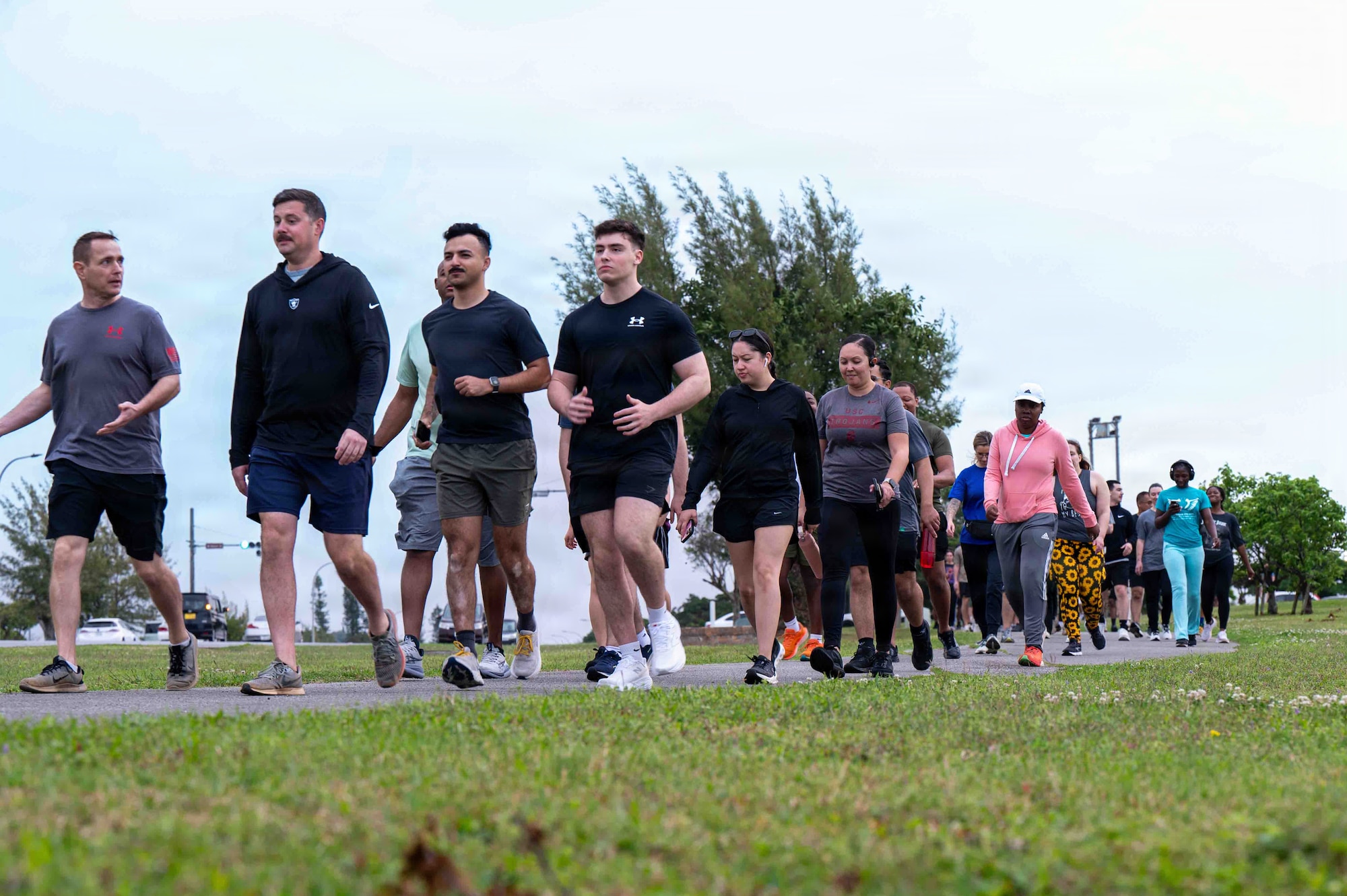 Service members run in event.
