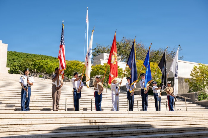 Maj. Gen. Michael R. Drowley, chief of staff of U.S. Indo-Pacific Command, provided remarks at the 84th anniversary of the Bataan Death March, and presented a ceremonial wreath in remembrance of the fallen service members, and the courage and sacrifice of those who endured the march.