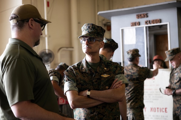 Top Marine Corps Medical Officer Visits Blount Island to Assess Prepositioned Capabilities