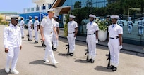 Adm. George M. Wikoff, commander of U.S. Naval Forces Africa (NAVAF), visited Accra April 21-22, meeting with U.S. embassy leadership and senior Ghanaian government officials to reinforce shared maritime security priorities in the Gulf of Guinea and to advance cooperation between the United States and the Ghana Navy.