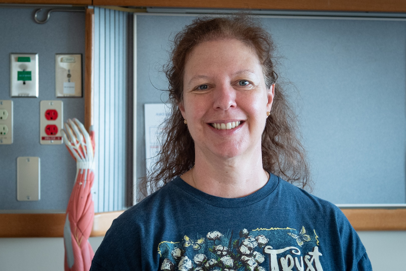 Jennifer Prutch, a certified hand therapist, provides critical care to Marines and Sailors aboard MCAS Cherry Point. She helps restore function and prevent future injuries for the service member’s most mission-essential assets: their hands.