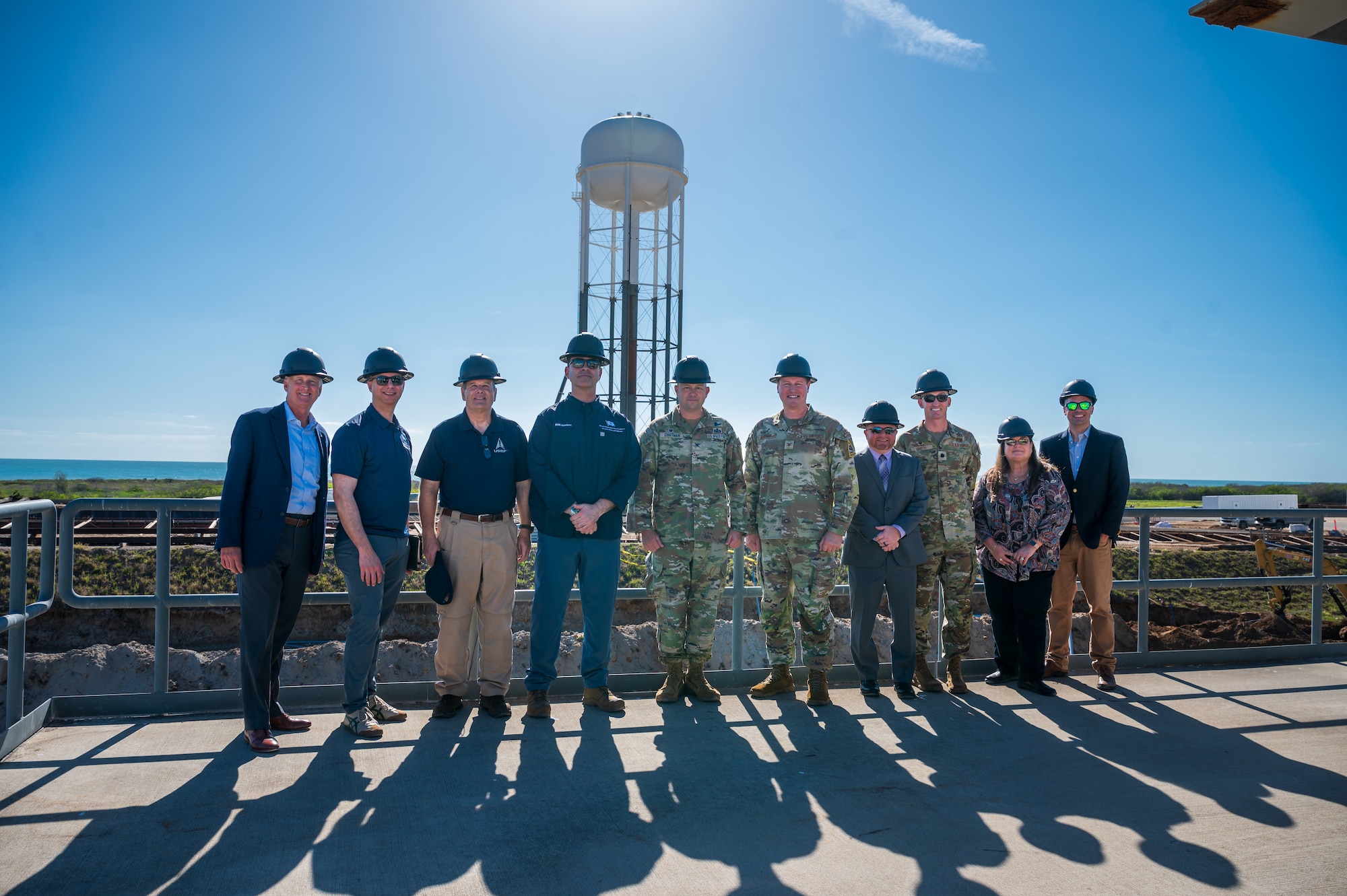 The Honorable Michael J. Borders, assistant secretary of the Air Force for energy, installations and environment, tours civilian launch service provider lease and construction sites at Cape Canaveral Space Force Station, Fla., April 16, 2026. Borders’ visit included a Space Launch Delta 45 space access mission overview, a review of daily launch operations and discussions regarding the Spaceport of the Future Infrastructure investment program. (U.S. Space Force photo by Gwendolyn Kurzen)